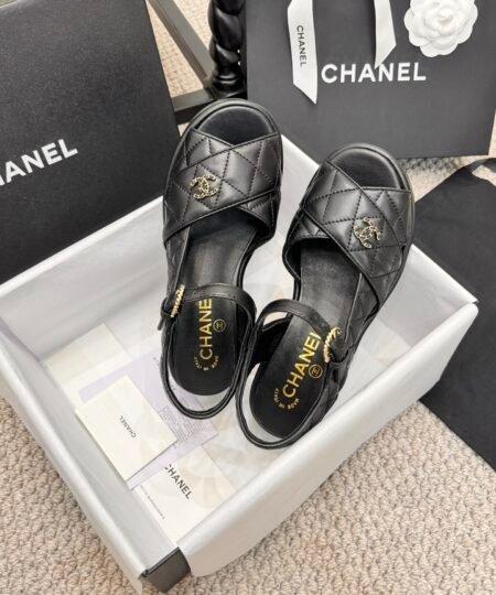 Chanel Sandals Black For Women