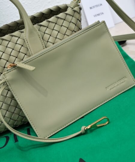 Alternative view of Bottega Veneta Mini Cabat Green, For Women, Women's Bags 7.9in/20cm