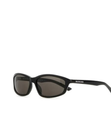 Alternative view of Balenciaga Sporty Wraparound Sunglasses Matte Black For Men