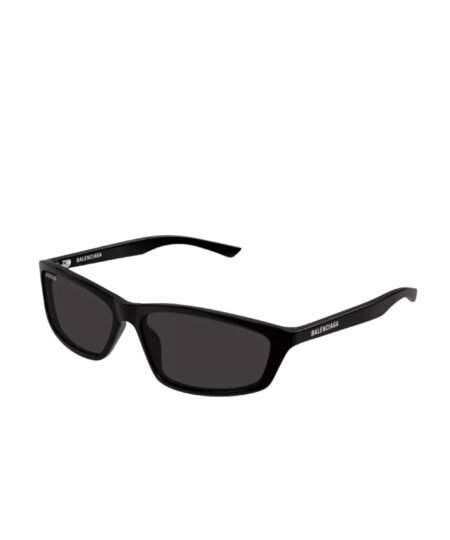 Balenciaga Sporty Wraparound Sunglasses Matte Black For Men