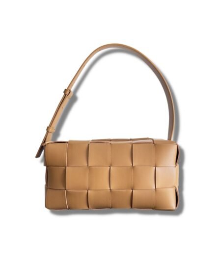 Bottega Veneta Brick Cassette Light Brown For Women‎ 11in/28cm
