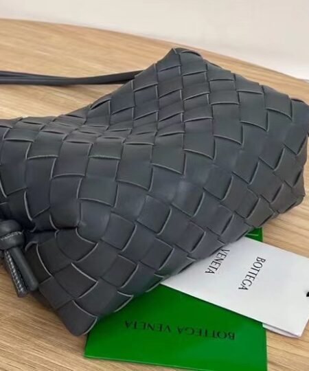 Alternative view of Bottega Veneta Mini Loop Camera Bag Grey For Women 17cm / 6.7in 680254V1G111233