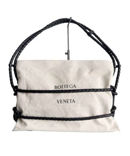 Bottega Veneta Quadronno Shoulder Bag Cream For Women 18in/46cm