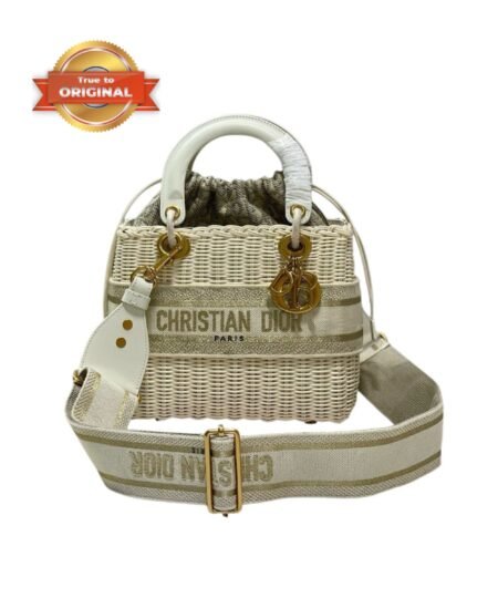 [True-to-ORIGINAL] Christian Dior Mini Lady Dior Bag Grey, For Women, Women’s Handbags 17cm/6.5in CD