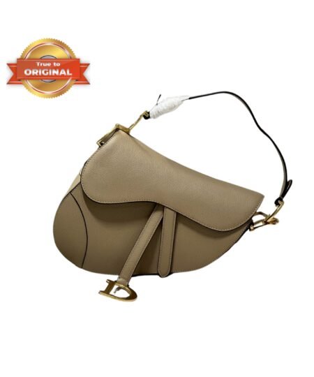 [True-to-ORIGINAL] Christian Saddle Bag With Strap Brown For Women 10in/25.5cm