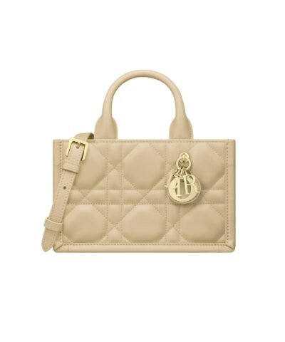 Dior Mini Dior Book Tote Powder Beige For Women 8.5 Inches/ 21.5 Cm S5573OWHP_M51U