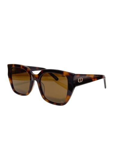 Dior Warm Tortoise Shell Square Sunglasses