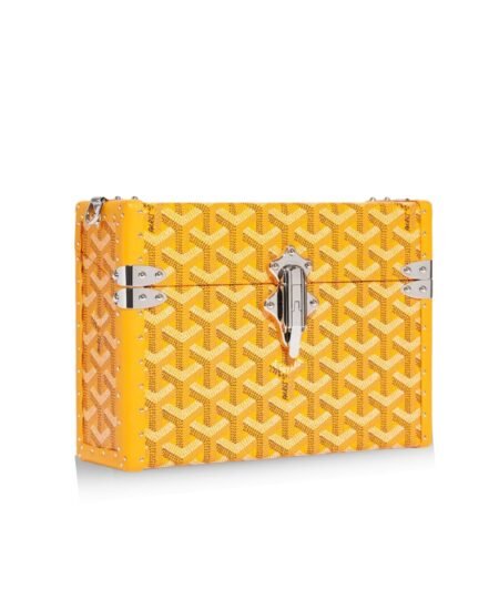 Goyard Cassette Trunk Bag Yellow For Women‎ 5.9in/15cm CASSETPMLTY08CL08P