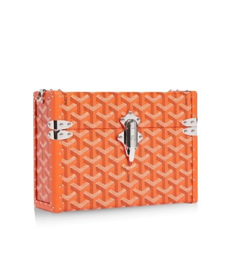 Goyard Cassette Trunk Bag Orange For Women‎ 5.9in/15cm CASSETPMLTY07CL07P
