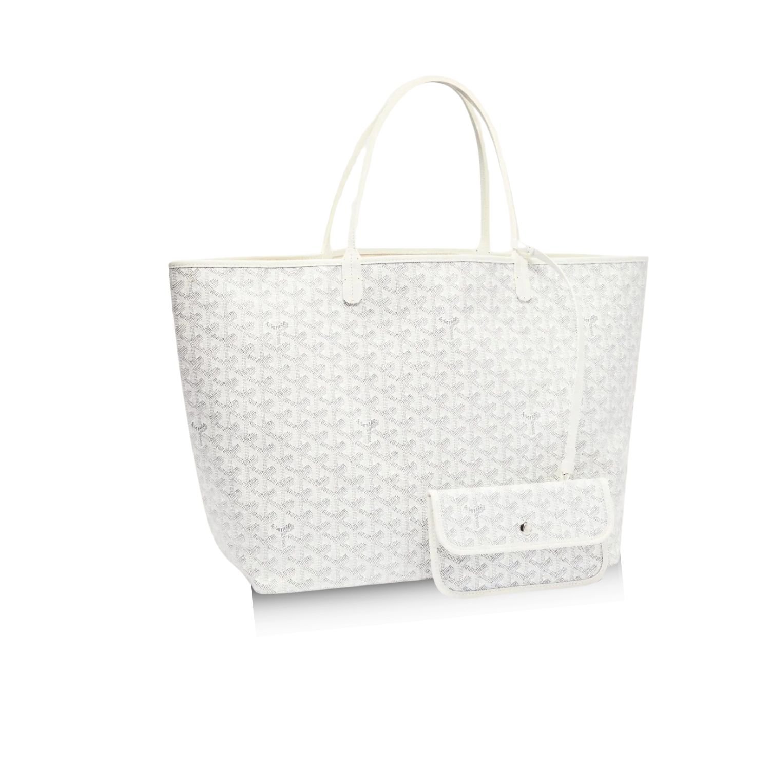 Goyard Saint Louis Gm Bag White For Women 15.7in/40cm STLOUIGMLTY50CL50P