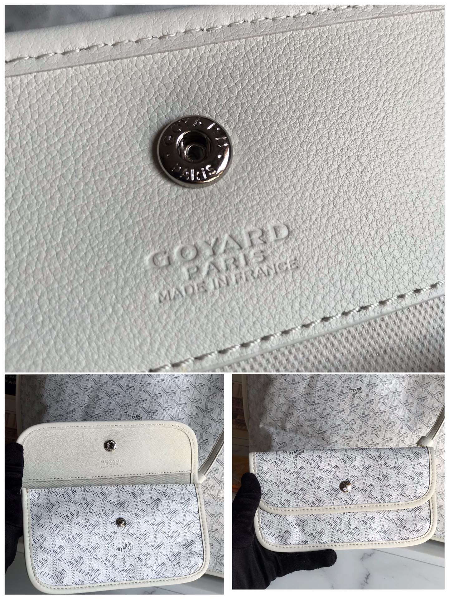 Goyard Saint Louis Gm Bag White For Women 15.7in/40cm STLOUIGMLTY50CL50P - Image 4