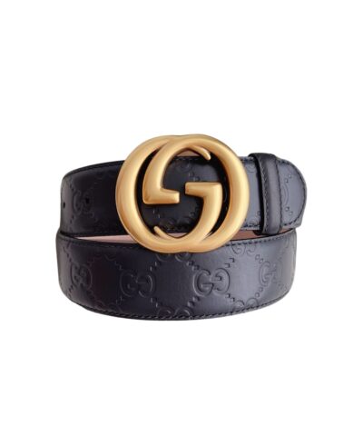 Gucci GG Marmont Embossed Monogram Belt Black 40mm