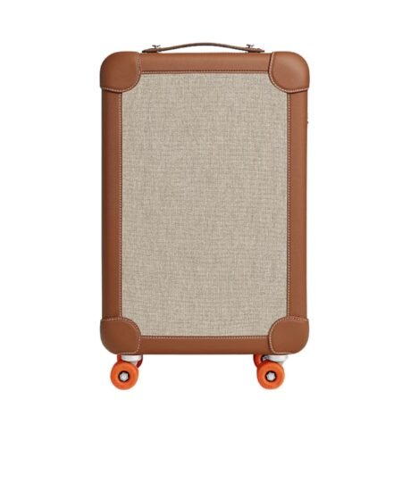 Hermes R.M.S Cabin Suitcase Beige/Orange 57cm/22in - H087167CMAA