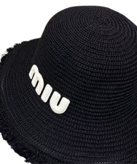 Alternative view of Miu Miu Knit Bucket Hat Black For Women 57cm/ 22.4in