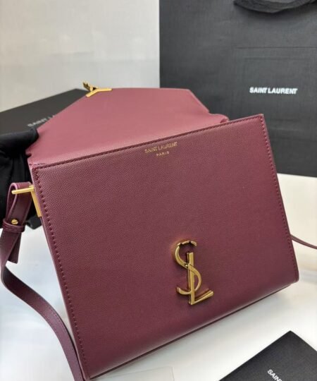 Alternative view of Saint Laurent Cassandra Medium Top Handle Bag Deep Burgundy For Women 9.6in/24.5cm YSL
