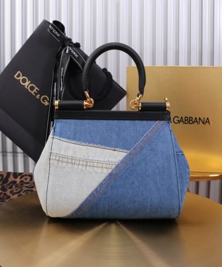 Alternative view of Dolce & Gabbana Sicily Handbag Blue For Women 7.9in/20cm