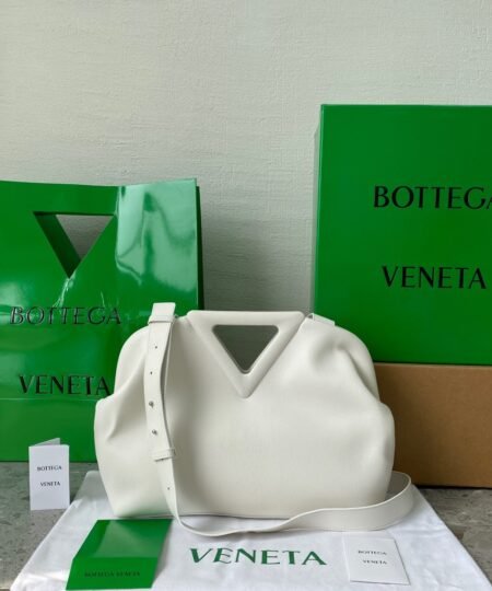 Bottega Veneta Point Chalk, For Women, Women’s Bags 13.7in/35cm 652446VCP409137