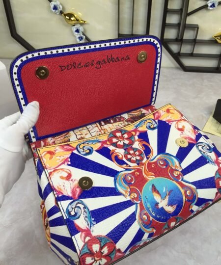 Alternative view of Dolce & Gabbana 90s Sicily Bag With Logo Print Multicolor For Women 10.2in/26cm DG
