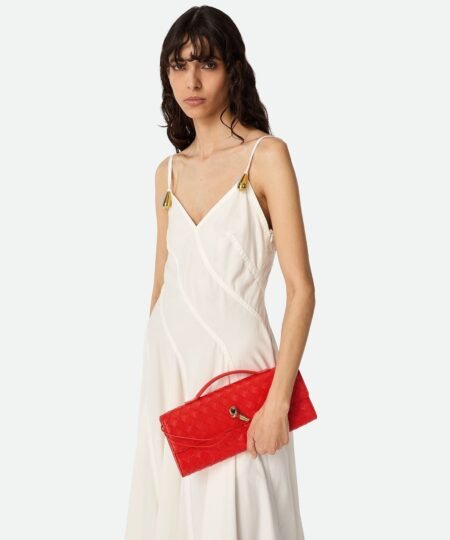 Alternative view of Bottega Veneta Andiamo Clutch Cherry Tomato For Women 31cm/12.2in 741511VCPP36529