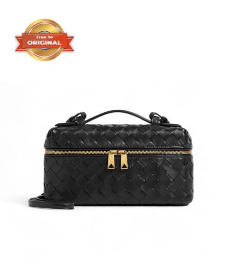 [True-to-ORIGINAL] Bottega Veneta Bang Bang Black For Women 23cm/9.1in 789109V3IV18425