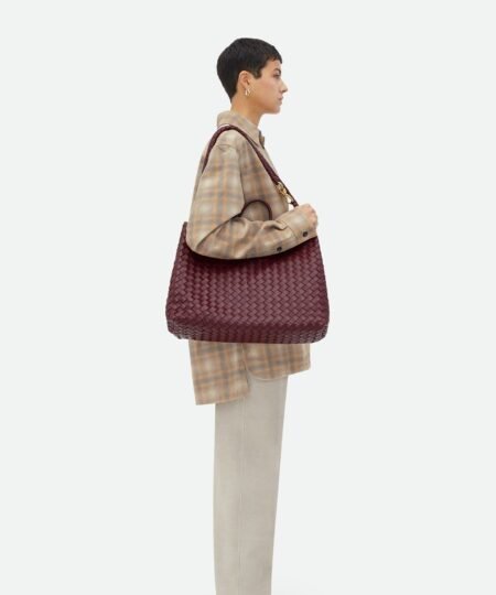 Alternative view of [True-to-ORIGINAL] Bottega Veneta Large Andiamo Barolo 42cm/16.5in 766019VCPP12273
