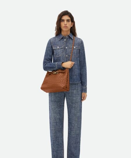 Alternative view of [True-to-ORIGINAL] Bottega Veneta Medium Andiamo Amber For Women 32cm/12.6in 766016VCPP12598