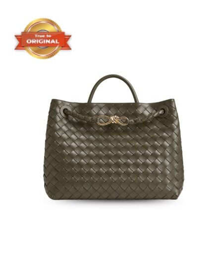 [True-to-ORIGINAL] Bottega Veneta Medium Andiamo Cypress For Women 32cm/12.6in 766016VCPP13231