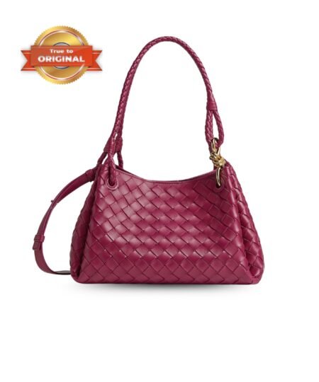 [True-to-ORIGINAL] Bottega Veneta Medium Parachute Cinnabar For Women 29.5cm/11.6in 835921VCPPT5568