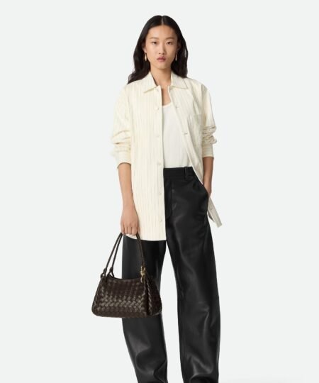 Alternative view of [True-to-ORIGINAL] Bottega Veneta Medium Parachute Fondant For Women 29.5cm/11.6in 835921VCPPT2190