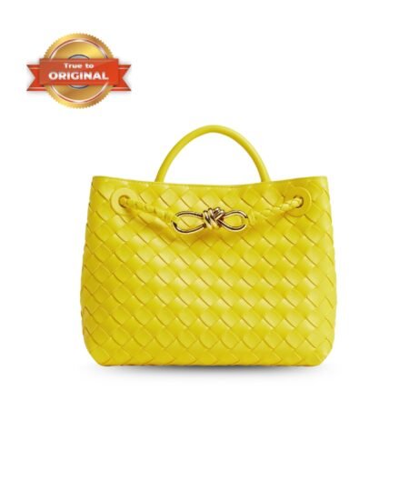 [True-to-ORIGINAL] Bottega Veneta Small Andiamo Sulfur For Women 25cm/9.8in 766014VCPP17225