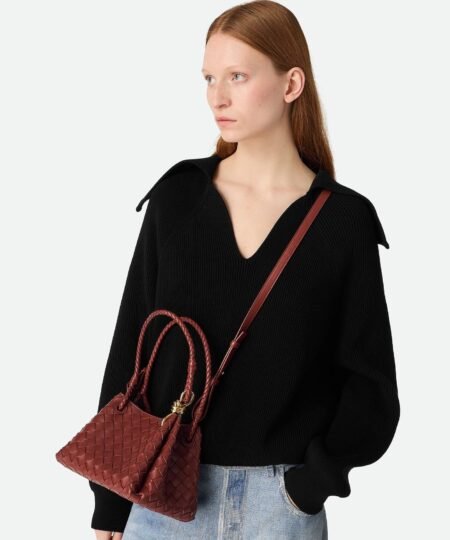 Alternative view of [True-to-ORIGINAL] Bottega Veneta Small Parachute Sapele For Women 20cm/7.9in 796569VCPPT2506