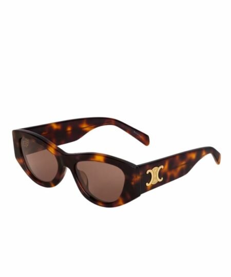 Celine Triomphe 15 Sunglasses In Acetate Dark Havana – 4S308CPLB.19DT