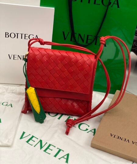 Bottega Veneta Backpack Red, For Women, Women's Bags 8.9in/22.5cm