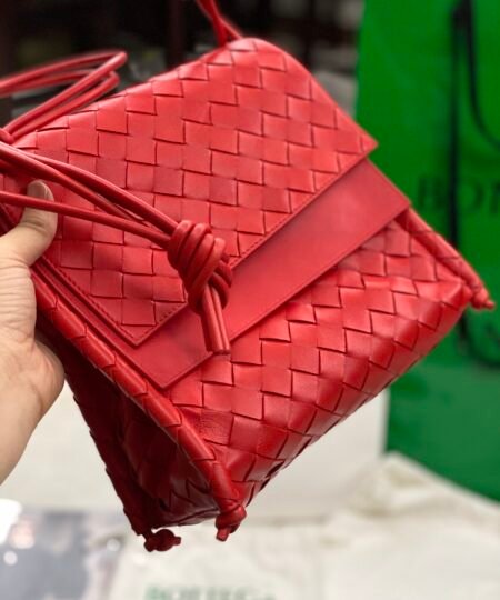 Alternative view of Bottega Veneta Backpack Red, For Women, Women's Bags 8.9in/22.5cm