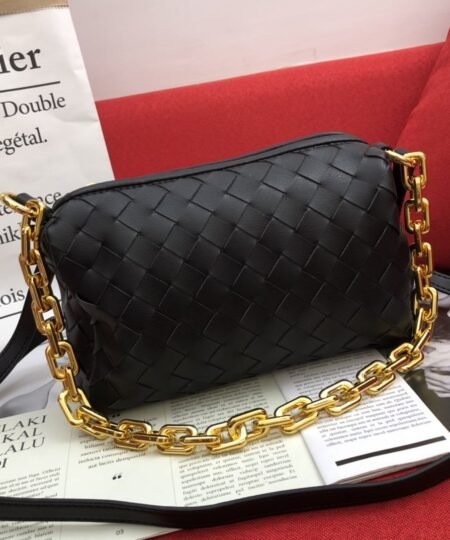 Bottega Veneta Crossbody Bag Black, For Women, Women’s Bags 9.4in/24cm