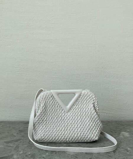 Bottega Veneta Point Chalk, For Women, Women’s Bags 9.4in/24cm 661986V0TB19137