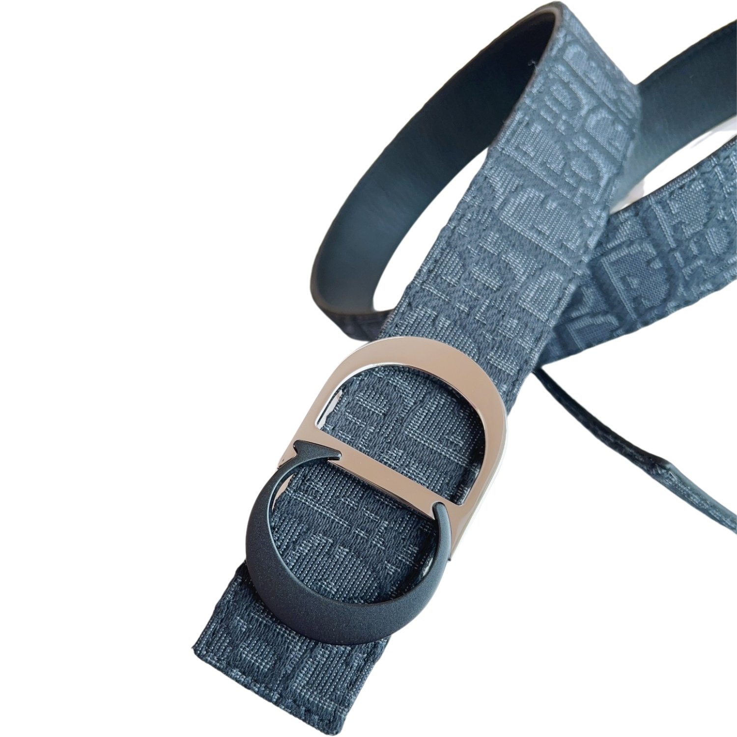 Dior Oblique Canvas 35mm Belt Navy With Star Charm - Image 6