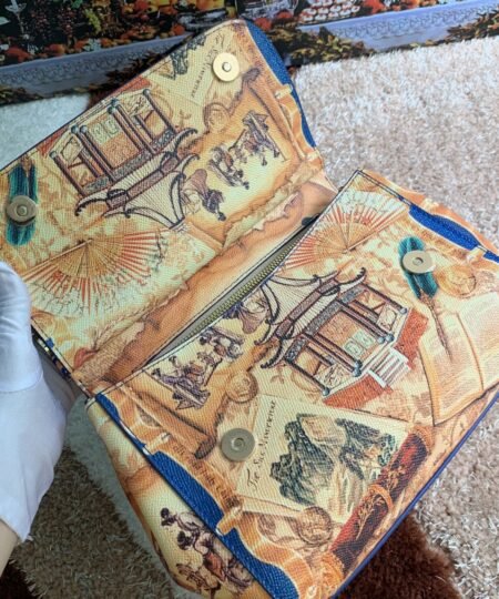 Alternative view of Dolce & Gabbana Medium Sicily Handbag Unique Print Motifs Muticolour For Women 10.2in/26cm DG