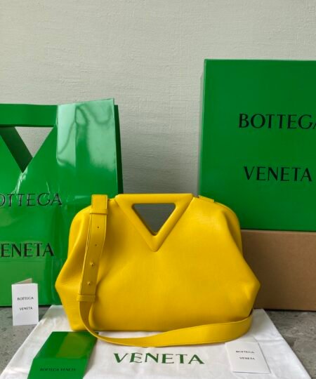 Bottega Veneta Point Yellow, For Women, Women’s Bags 13.7in/35cm