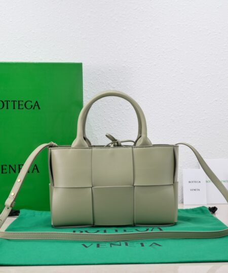 Bottega Veneta Mini Arco Tote Bag Green, For Women, Women's Bags 9.8in/25cm