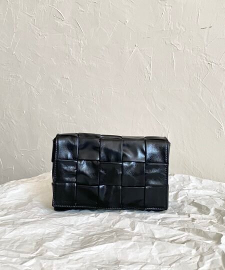 Bottega Veneta Padded Cassette Belt Bag Black, For Women, Women's Bags 7in/18cm 710075VCQR18425