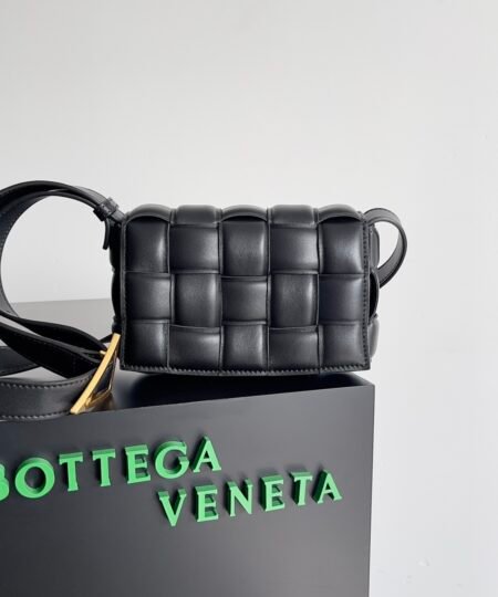 Bottega Veneta Small Padded Cassette Black, For Women, Women's Bags 7.5in/19cm 717506VCQR18425