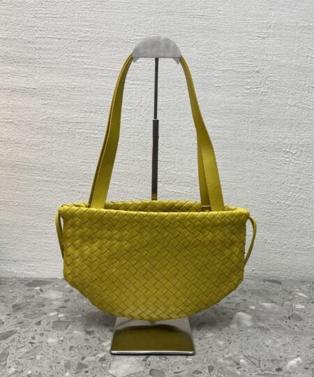 Bottega Veneta Shoulder Bag Yellow, For Women, Women’s Bags 10.2in/26cm