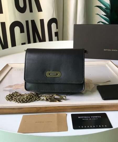 Bottega Veneta Crossbody Black, For Women, Women's Bags 6.9in/17.5cm