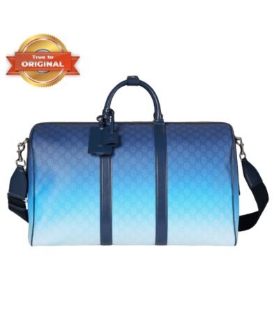 [True-to-ORIGINAL] Gucci Chroma Large Duffle Bag Blue 52cm/20.4in - 835637 FAERN 8475