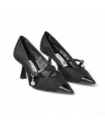 Jimmy Choo Aren Pump 65 Black For Women ARENPUMP65RIQ