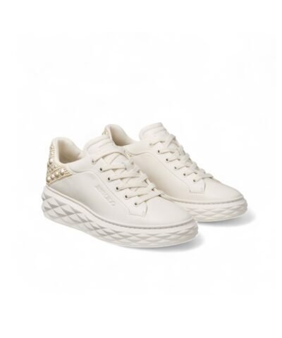 Jimmy Choo Diamond Maxi F II Trainers Latte For Women DIAMONDMAXIFIINVK