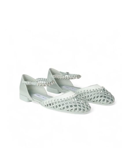 Jimmy Choo Dila Ballerina Light Verde For Women DILABALLERINAHDJ