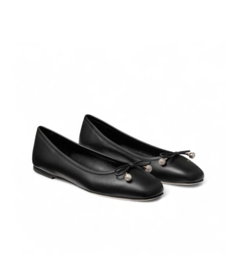 Jimmy Choo Elme Flat Black For Women ELMEFLATNAP