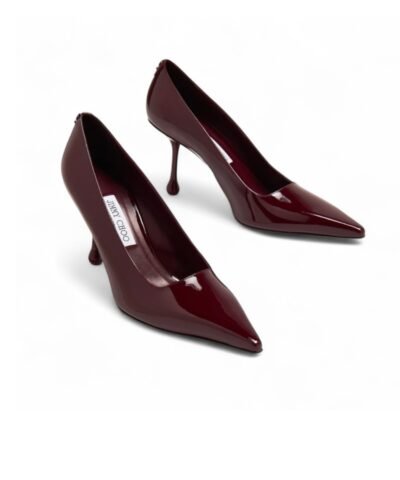 Jimmy Choo Ixia 80 Pumps Garnet For Women IXIA80PAT